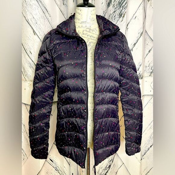 UNIQLO Ultra light down jacket puffer w/dots M - Picture 2 of 8